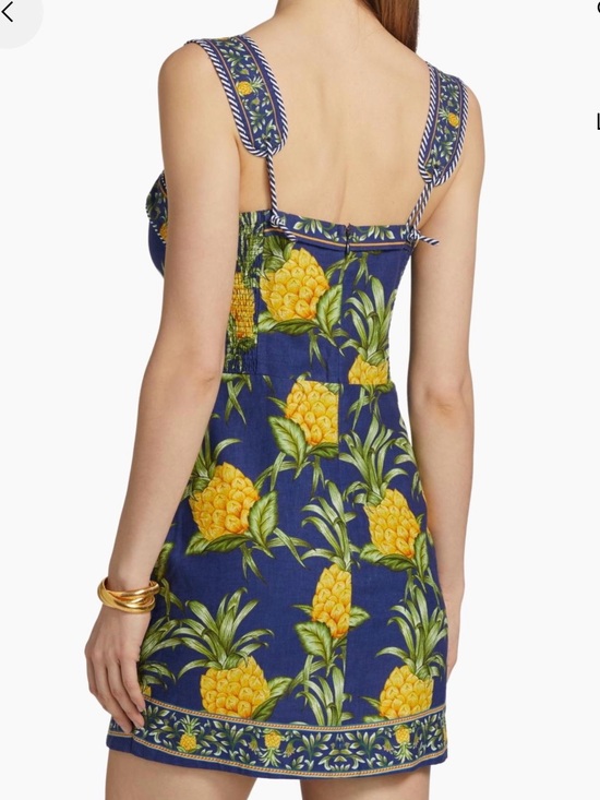 FARM Rio Dresses & Skirts - Farm Rio NWT | Delicate lace pineapple lace up mini dress